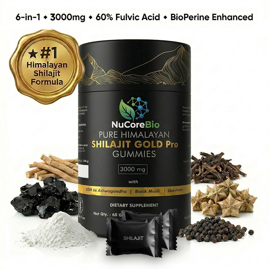 Wholesale Shilajit Gummies Manufacturer: 3000mg Himalayan Resin | 60% Fulvic Acid | KSM-66 Private Label OEM/ODM, Low MOQ 500 Units - Image 2