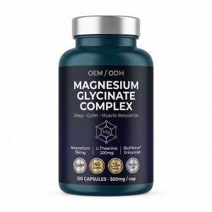 Custom Magnesium Glycinate Complex with L-Theanine | OEM/ODM Sleep Support Supplements | High Absorption Active Peptides | Private Label & Low MOQ 500 Units - Image 2