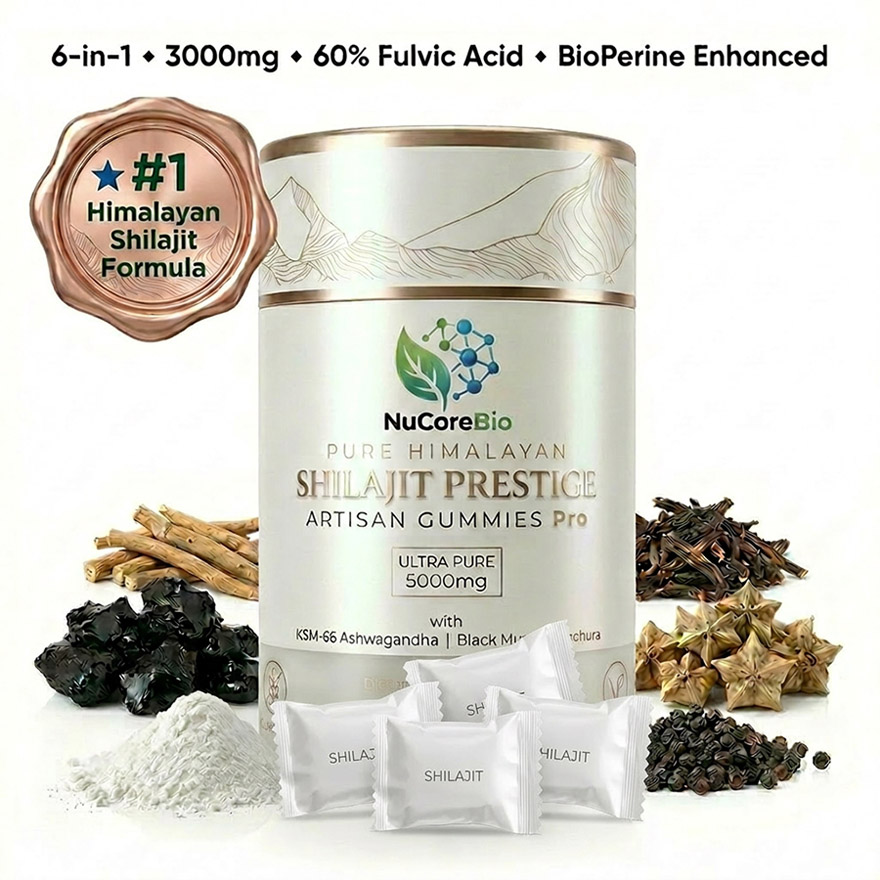 Shilajit Gummies Manufacturer: 60% Fulvic Acid Pure Himalayan Shilajit Resin Extract with KSM-66 Ashwagandha - Private Label OEM/ODM - High Potency 3000mg Male Vitality Supplements, Low MOQ Supply - Image 2