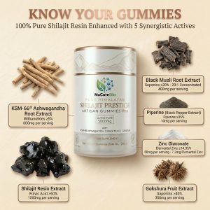 Shilajit Gummies Manufacturer: 60% Fulvic Acid Pure Himalayan Shilajit Resin Extract with KSM-66 Ashwagandha - Private Label OEM/ODM - High Potency 3000mg Male Vitality Supplements, Low MOQ Supply - Image 3