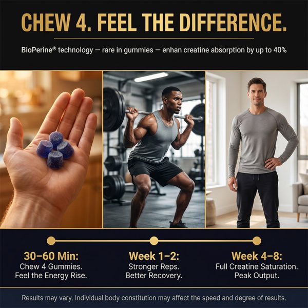 Premium Creatine Gummies OEM/ODM: 5000mg High-Potency Complex with BioPerine & Taurine, Vegan Sugar-Free Private Label Supplement Manufacturing - Low MOQ 500 Units, Rapid Global Fulfillment