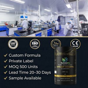 Wholesale Shilajit Gummies Manufacturer: 3000mg Himalayan Resin | 60% Fulvic Acid | KSM-66 Private Label OEM/ODM, Low MOQ 500 Units - Image 7