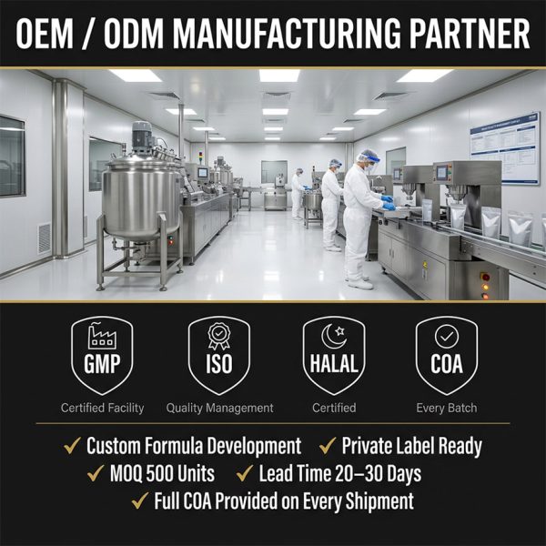 Bulk Creatine Complex Powder OEM/ODM: 5-in-1 Private Label Fitness Supplement with BioPerine & Taurine, High-Purity Micronized Creatine Monohydrate Manufacturing - Low MOQ & Rapid Fulfillment for SME Brands
