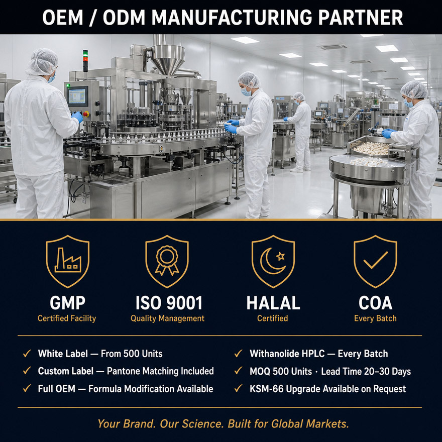 OEM/ODM Synbiotic Probiotic Supplement 50B CFU | Custom Peptide Formula Private Label | 6-in-1 Gut Health Bioactive Peptides Mfg - Image 7