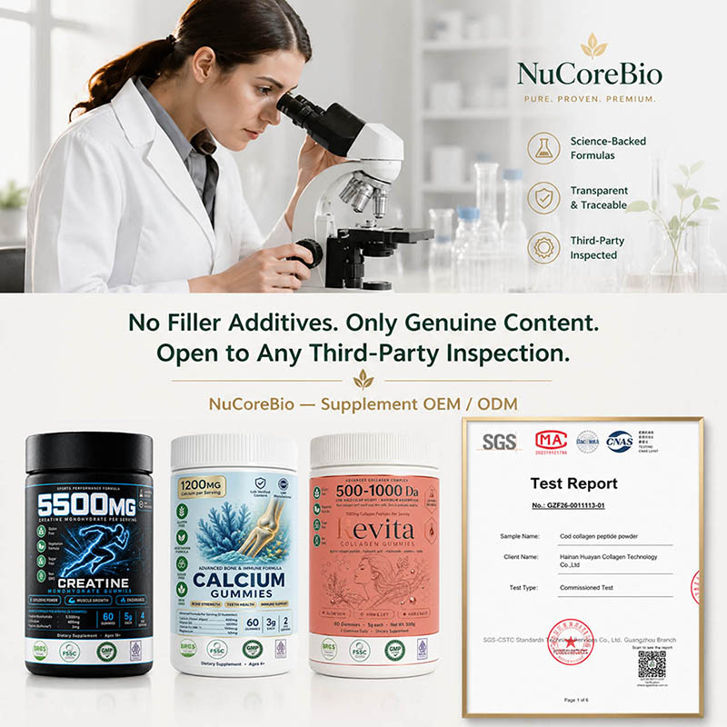 No Filler Additives.Only Genuine Content.Open to Any Third-Party Inspection.