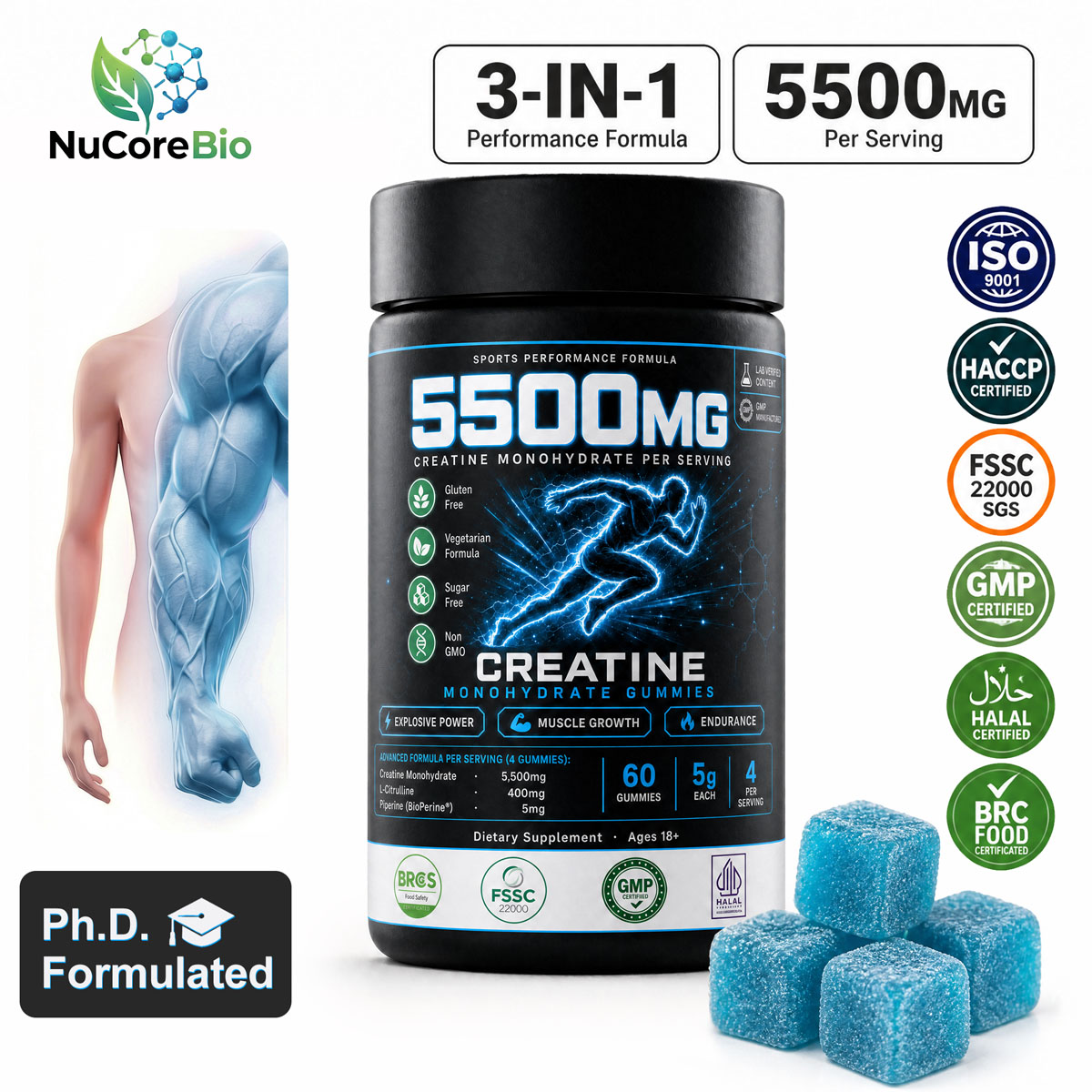 Creatine Monohydrate Gummies