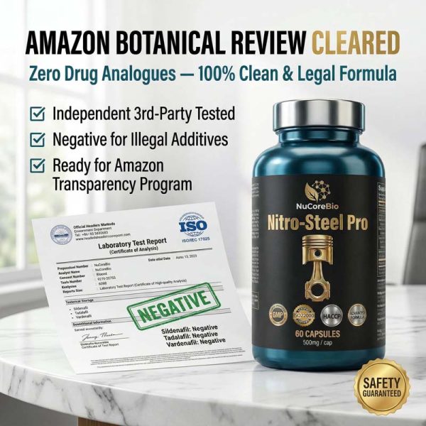 Nitro-Steel  Pro  |  Private Label Male Enhancement Supplement  | with OEM/ODM Support & Certified Strict Production Standards for US Industry