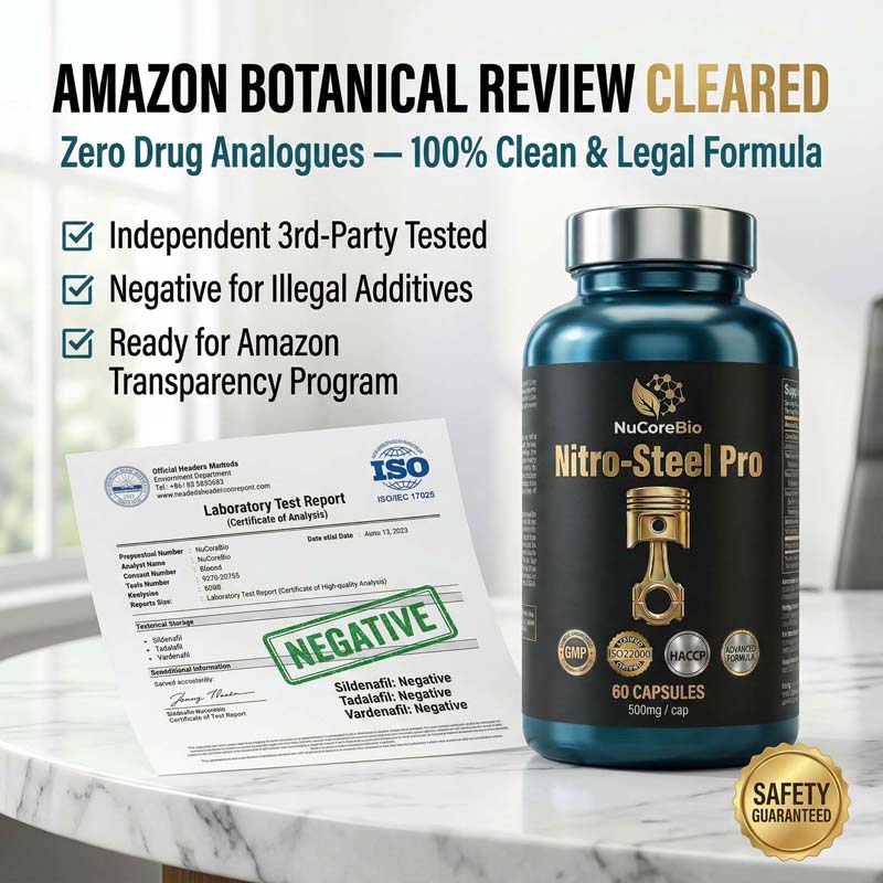 Nitro-Steel  Pro  |  Private Label Male Enhancement Supplement  | with OEM/ODM Support & Certified Strict Production Standards for US Industry - Image 4