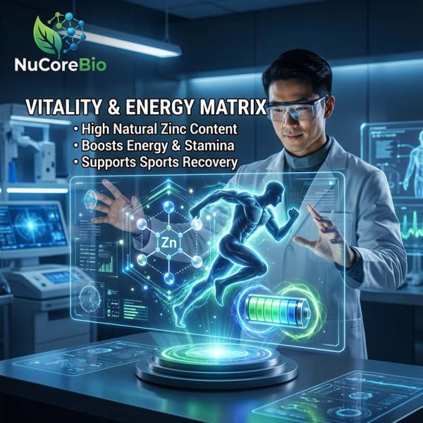 Premium Oyster Peptide Powder for Men's Health | Bioactive Zinc Source OEM/ODM | 800 Dalton Low Molecular Weight | GMP Certified Bulk Supplement | Oyster Protein Peptide