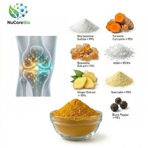 Bulk Active Joint Repair Peptides Powder | Private Label OEM/ODM Botanical Extract Supplement | Dual-Pathway Anti-Inflammatory COX-2 5-LOX | High Bioavailability Curcumin Boswellia MSM Glucosamine | Wholesale Joint Health Formulation for Sports Nutrition & Senior Care - Image 3