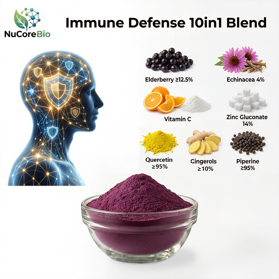 Bulk Immune Defense Powder | 10-in-1 Elderberry & Zinc Ionophore Supplement | OEM/ODM Clinically Proven Cold & Flu Relief - Image 3