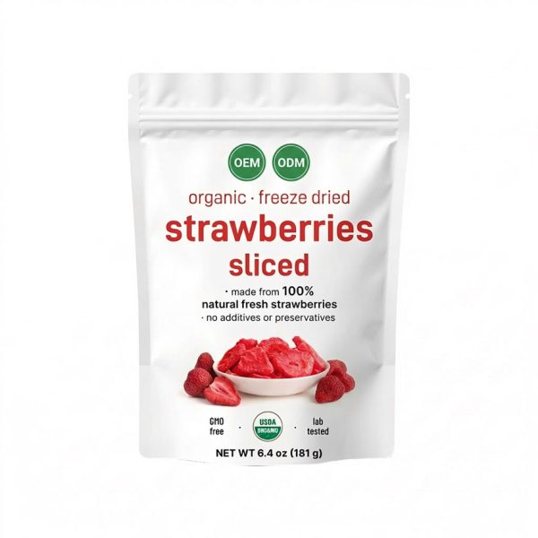 Organic Freeze-Dried Strawberry Slices