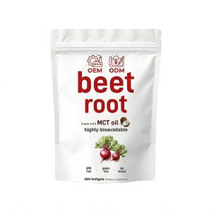 Bulk Beet Root Softgels with MCT Oil for Nitric Oxide Support | Custom Formula Health Supplement OEM/ODM | High Bioavailability Beetroot Extract Capsules | Private Label Nootropic & Athletic Performance Builder | Sustainable Recyclable Packaging Wholesale - Image 2