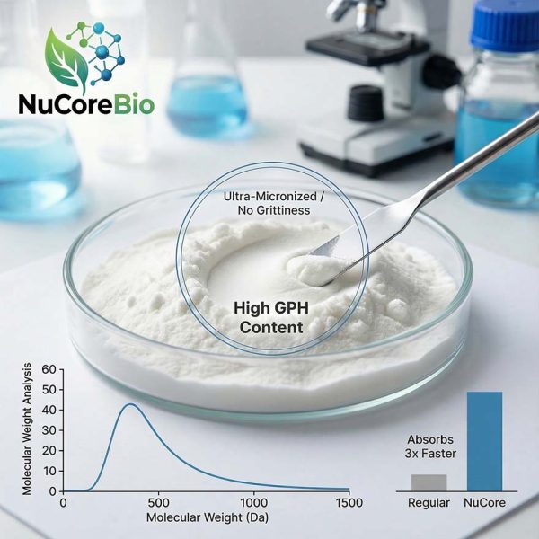 Collagen Tripeptide Powder | Ultra-Low Dalton <500 Da High GPH | Bulk Hydrolyzed Tilapia Scale Collagen for Beauty & Health | Private Label OEM/ODM Global Supply - GMP & ISO Certified