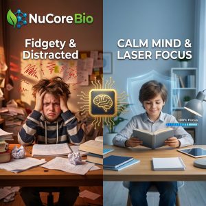 NuCoreBio Private Label Focus-Pro Calm: Premium Brain Health Supplement with Huayan Bio-Peptide & L-Theanine | High-Profit Nootropic ODM/OEM Solution, Low MOQ, GMP Certified Nootropic Capsules for Focus & Anxiety Relief - Image 2