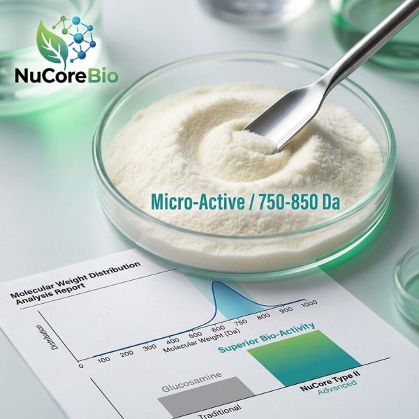 NuCUndenatured Type II Collagen Peptide | Hydrolyzed Tilapia Scale Collagen Powder | 800-1000Da Micro-Active Joint Support & Cartilage Repair | OEM/ODM Private Label Supplement Supply