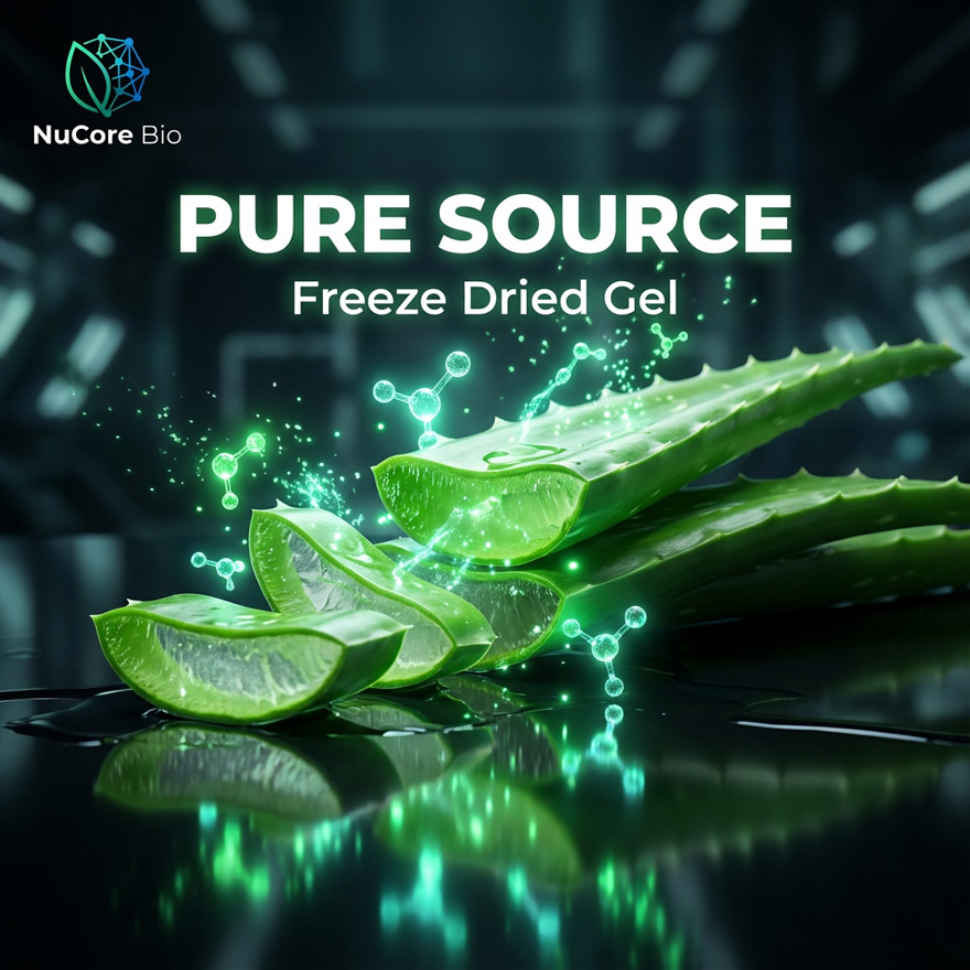 Bulk Aloe Vera Extract Powder 200:1 Concentration | Freeze Dried Gel Pure Source | OEM/ODM Private Label Supplement | US Stock Fast Shipping - Image 2