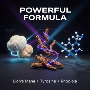 Custom Nootropic Peptide  Limitless Focus  Premix Powder | Lion's Mane & Rhodiola Focus Supplement OEM/ODM | Low MOQ Private Label, HPLC Verified, US Stock - Image 2