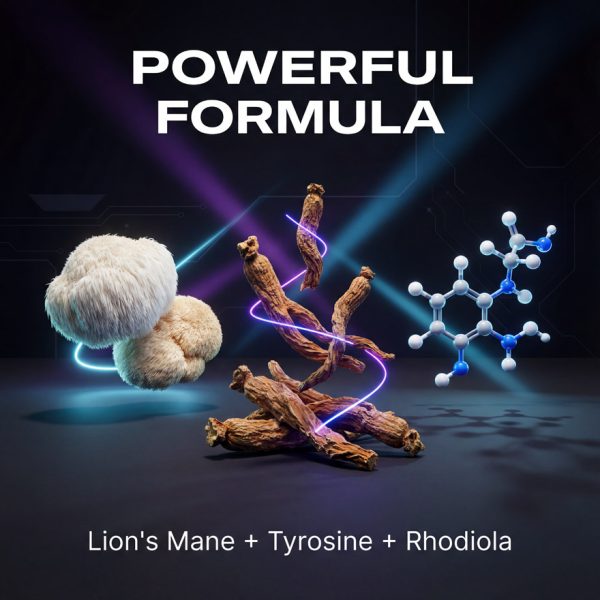 Custom Nootropic Peptide  Limitless Focus  Premix Powder | Lion's Mane & Rhodiola Focus Supplement OEM/ODM | Low MOQ Private Label, HPLC Verified, US Stock