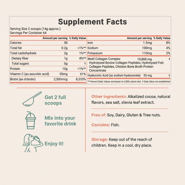 Bulk Multi Collagen Peptides Powder I II III V X | Private Label Supplement OEM/ODM | Hydrolyzed Protein with Biotin & Hyaluronic Acid for TikTok Sellers | Custom Formulation & Low MOQ Wholesale | High-Purity Anti-Aging Rejuvenating Formula