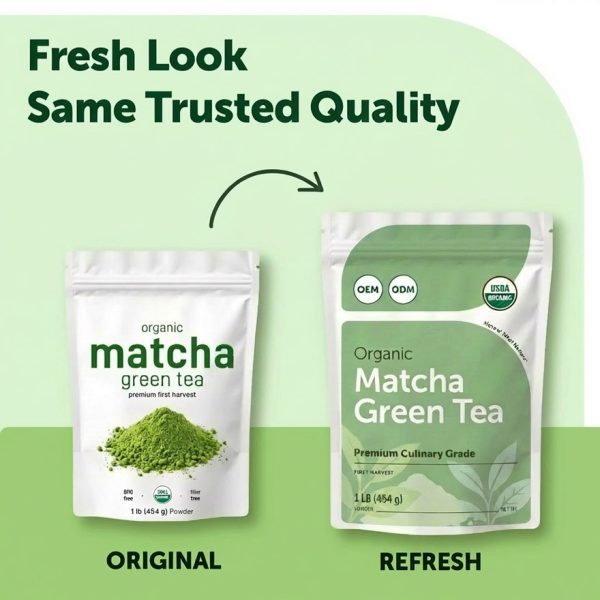 Bulk Organic Matcha Green Tea Powder for OEM/ODM | Premium Culinary Grade First Harvest Matcha from Japan | USDA Certified Organic & Non-GMO Raw Material | Private Label Matcha for Amazon TikTok Sellers | 10-Year Anniversary Direct Sourcing Supply