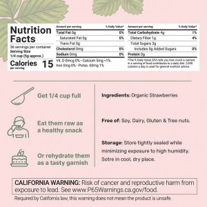 Bulk Organic Freeze-Dried Strawberry Slices for OEM/ODM | 100% Natural Sliced Dried Fruit No Added Sugar | USDA Certified Organic & Non-GMO Healthy Snacks | Private Label Freeze-Dried Fruit for Amazon TikTok Sellers | Eco-Friendly Bulk Supply - Image 2