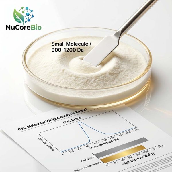 Hydrolyzed Bovine Bone Collagen Peptide Bulk OEM/ODM | 900-1200Da Small Molecule Protein Powder | High Absorption Bone Density Support Supplement | Traceable Fresh Grass-Fed Source | GMP, ISO, HALAL Certified Factory