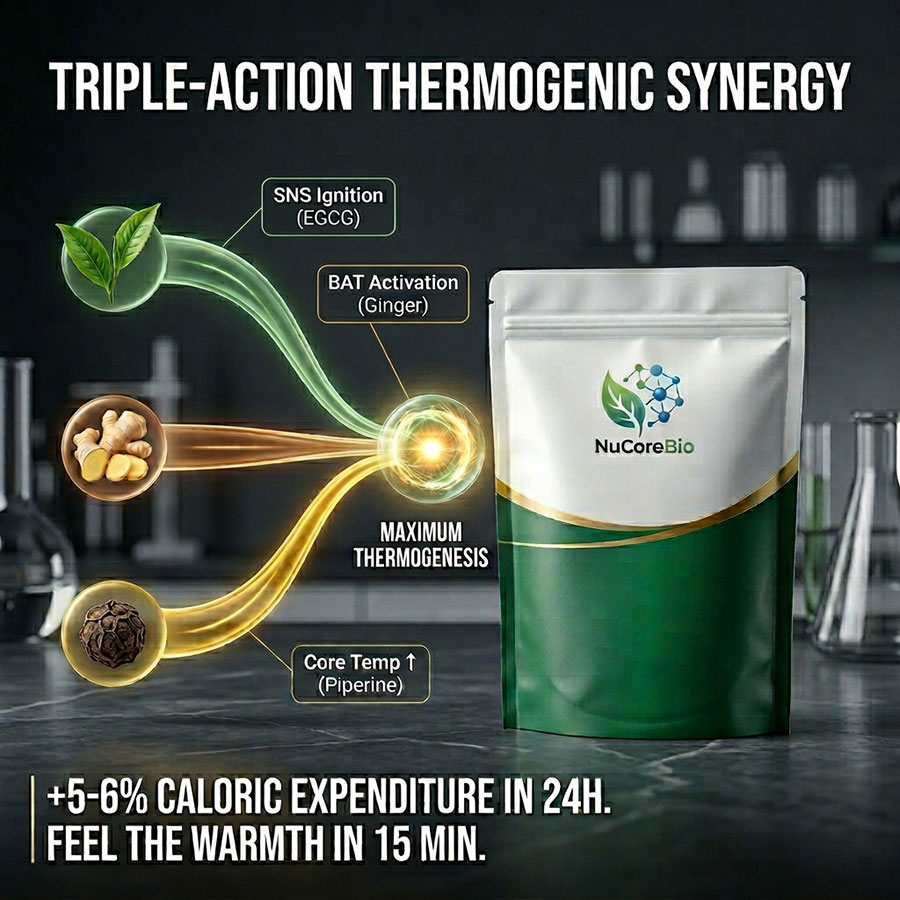 OEM/ODM Berberine & EGCG Metabolic Blend Powder | Natural GLP-1 Support for Weight Management | High-Purity Active Peptide Formula | Thermogenic Fat Burner Bulk Supply | Custom Label Supplement Manufacturer | 1kg MOQ, 78%+ Gross Margin Opportunity - Image 4