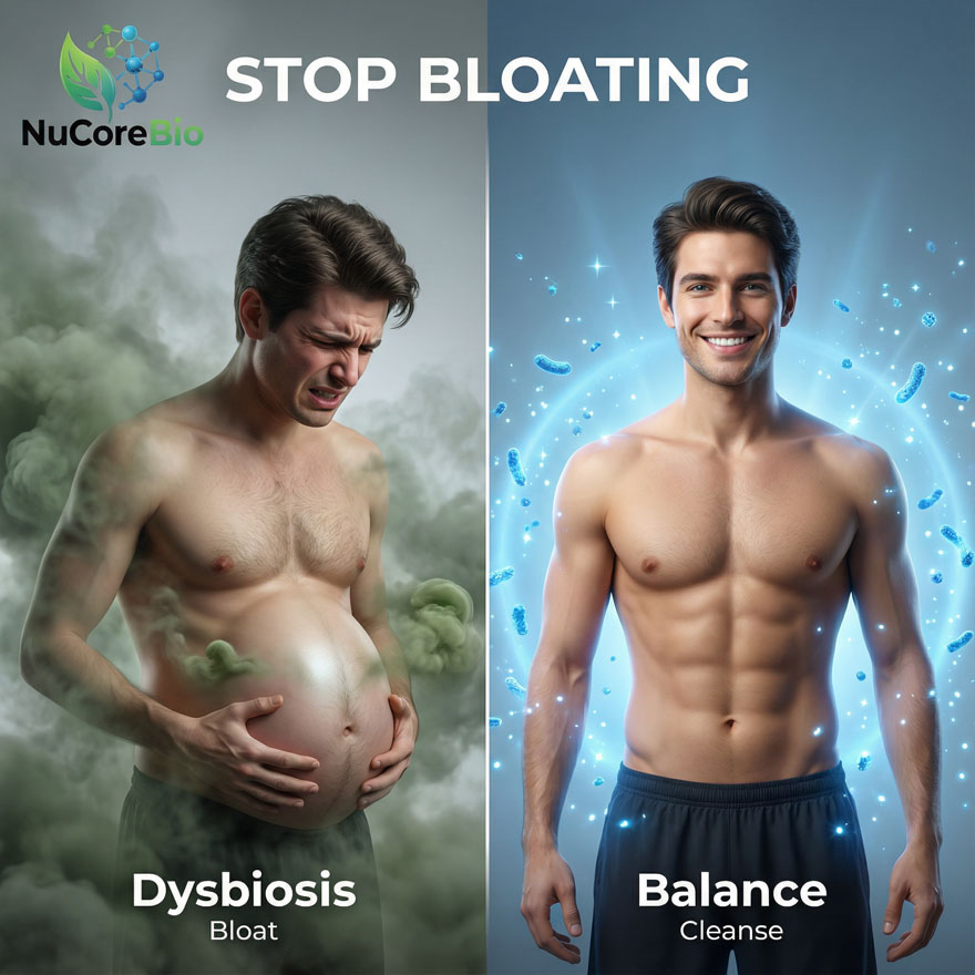 NuCoreBio Private Label Biotic-Cleanse Capsules | 50 Billion CFU Probiotic & PreforPro® Phage | B2B OEM/ODM Gut Health Supplement | Wholesale Digestive Enzymes & Kiwi Extract | Custom Formulation White Label Manufacturer - Image 2