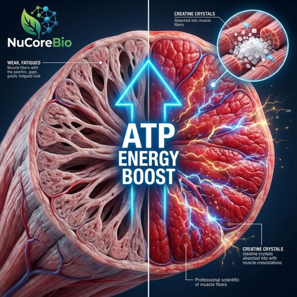 NuCoreBio Bulk Creatine-Plus Turbo Capsules: Premium OEM/ODM Muscle Growth Supplement with 99% Pure Creatine HCl, Cordyceps & Fenugreek Extract – Private Label White Label Sports Nutrition, ISO/GMP Certified Manufacturer, Low MOQ Custom Formula