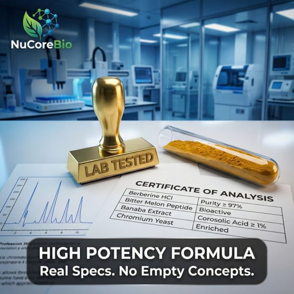 OEM/ODM Gluco-Cut Pro: Bulk Berberine HCl & Bitter Melon Peptide Capsules | Blood Sugar Support Supplement Manufacturer | Custom Formula