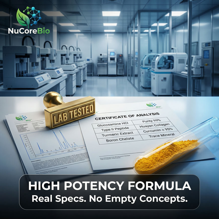 OEM Joint-Flex Ultra Supplement: Custom Type II Collagen Peptide & Glucosamine Capsules for Joint Repair & Cartilage Rebuild - Image 3