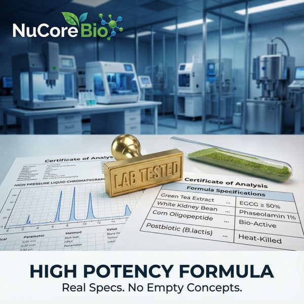 Private Label Postbiotic Weight Loss Supplement | Custom Active Peptide Fat Burner OEM/ODM | High Potency Slimming Capsule Manufacturer