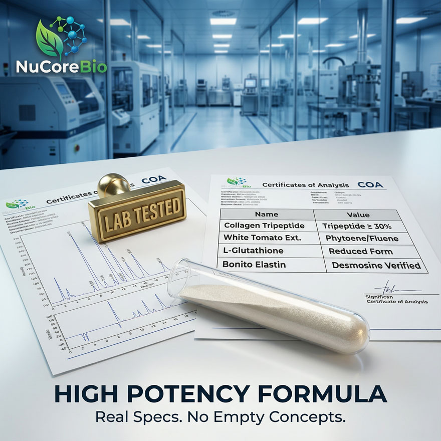 White Tomato Peptide Glow Capsules | Bulk OEM/ODM Skin Whitening Supplement | High-Potency Collagen Tripeptide & L-Glutathione Formula | Private Label Anti-Aging Nutratech | Low MOQ Global Sourcing - Image 3