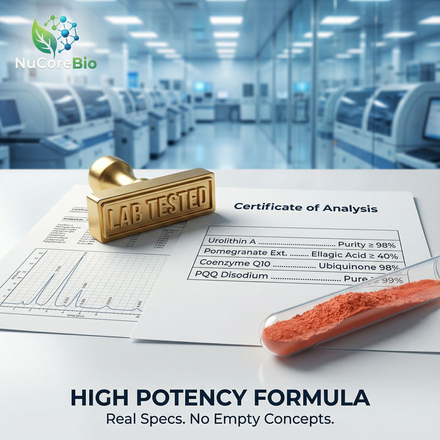 Urolithin A Mito-Power Capsules | Bulk OEM/ODM Mitochondrial Health Supplement | High-Purity PQQ & Corn Oligopeptide Formula | Private Label Longevity Nutratech | Cellular Energy & Anti-Aging Sourcing | Low MOQ - Image 3
