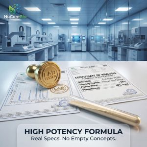 NuCoreBio Gene-X Rebirth: Anti-Aging Beta-NMN 99.9% & Ginseng Peptide Supplement | Private Label Longevity ODM/OEM Solution, Low MOQ, GMP Certified DNA Repair Capsules, High-Profit NMN Formula - Image 3