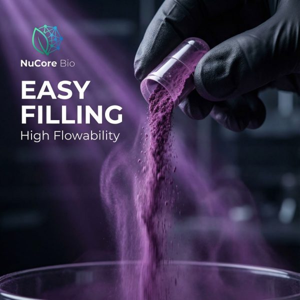 OEM Blueberry Extract Powder Bulk | 25% Anthocyanins High Purity | Custom Formula Nootropic Peptide | Low MOQ Private Label Supplement Manufacturer | US Stock & Global Wholesale | NuCore Bio Superfood Raw Material