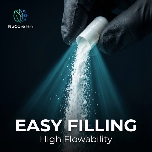 Custom Hyaluronic Acid Capsules OEM | Dual Molecular Weight Sodium Hyaluronate | Bio-Fermented High Purity Powder | Private Label Skin Hydration & Joint Support | High Flowability for Easy Filling | US Stock 2-5 Days Delivery | Low MOQ B2B Supplier