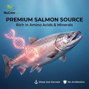 Bulk Salmon Collagen Peptide Powder | <300 Da Nano-Oligopeptide for Supplement OEM/ODM | Pure Marine Protein Hydrolysate, Wild-Caught, Bio-Enzymatic Extraction | GMP/ISO Certified Factory Direct Supply for Health Brands & Formulators - Image 3