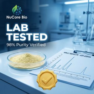 Bulk Apigenin Powder 98% HPLC | Premium Chamomile Extract for Sleep Support | White Label Active Peptides & Custom Formula OEM/ODM | High Flowability Raw Material for Capsules & Tablets | US Stock, Low MOQ Private Label Supplement Manufacturing - Image 4