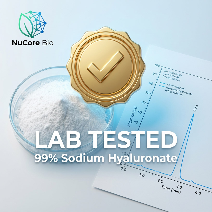 Custom Hyaluronic Acid Capsules OEM | Dual Molecular Weight Sodium Hyaluronate | Bio-Fermented High Purity Powder | Private Label Skin Hydration & Joint Support | High Flowability for Easy Filling | US Stock 2-5 Days Delivery | Low MOQ B2B Supplier - Image 4