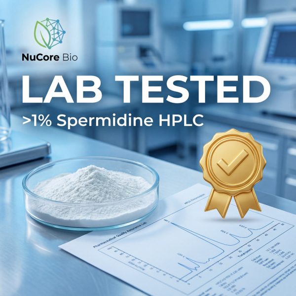 Premium Wheat Germ Extract Spermidine Powder | High Purity  HPLC Verified | Anti-Aging Supplement OEM/ODM, Low MOQ Private Label, US Stock