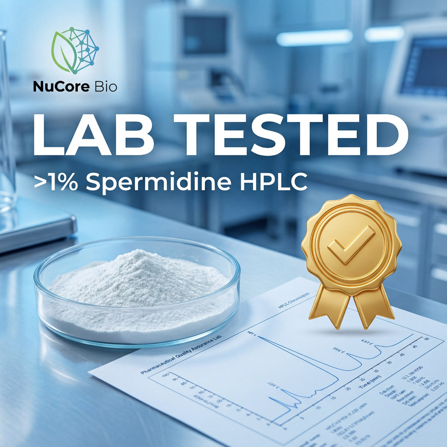 Premium Wheat Germ Extract Spermidine Powder | High Purity  HPLC Verified | Anti-Aging Supplement OEM/ODM, Low MOQ Private Label, US Stock - Image 4