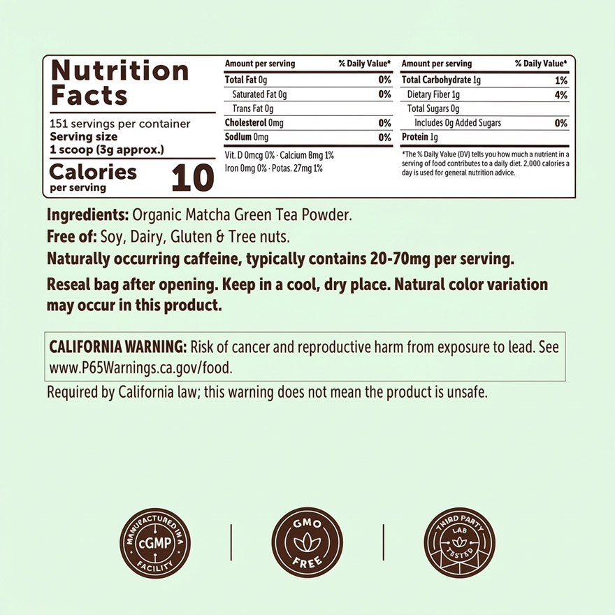 Bulk Organic Matcha Green Tea Powder for OEM/ODM | Premium Culinary Grade First Harvest Matcha from Japan | USDA Certified Organic & Non-GMO Raw Material | Private Label Matcha for Amazon TikTok Sellers | 10-Year Anniversary Direct Sourcing Supply - Image 4