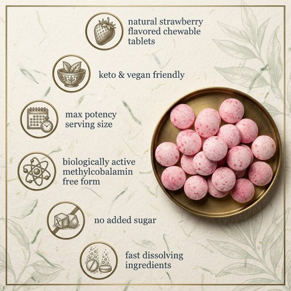 Wholesale Methylcobalamin Vitamin B12 5000mcg Chewable Tablets | Custom Formulation OEM/ODM | Private Label B12 Supplement Bulk Supply