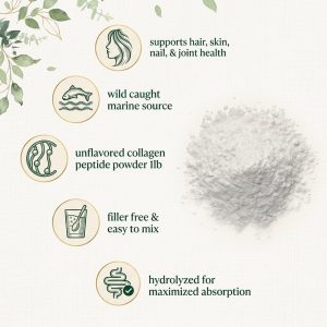 Pure Marine Collagen Peptides Powder Bulk | Wild Caught Hydrolyzed Fish Collagen for OEM/ODM | High Absorption Skin & Joint Health Supplement | Private Label Unflavored Protein Powder 1lb | Non-GMO Filler-Free Wellness Manufacturer Wholesale - Image 4