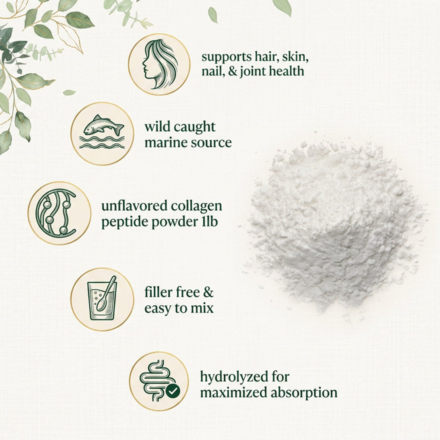 Pure Marine Collagen Peptides Powder Bulk | Wild Caught Hydrolyzed Fish Collagen for OEM/ODM | High Absorption Skin & Joint Health Supplement | Private Label Unflavored Protein Powder 1lb | Non-GMO Filler-Free Wellness Manufacturer Wholesale - Image 4