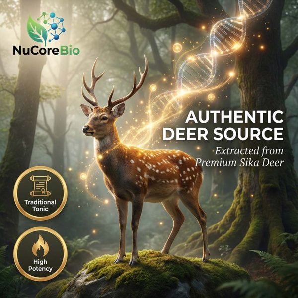 Wholesale Pure Deer Whip Peptide Powder | 300-500 Dalton Small Molecule Stag Extract for Male Vitality & Kidney Health | Premium Bulk Supplement Raw Material | Private Label OEM/ODM Service |Deer Whip Protein Peptide