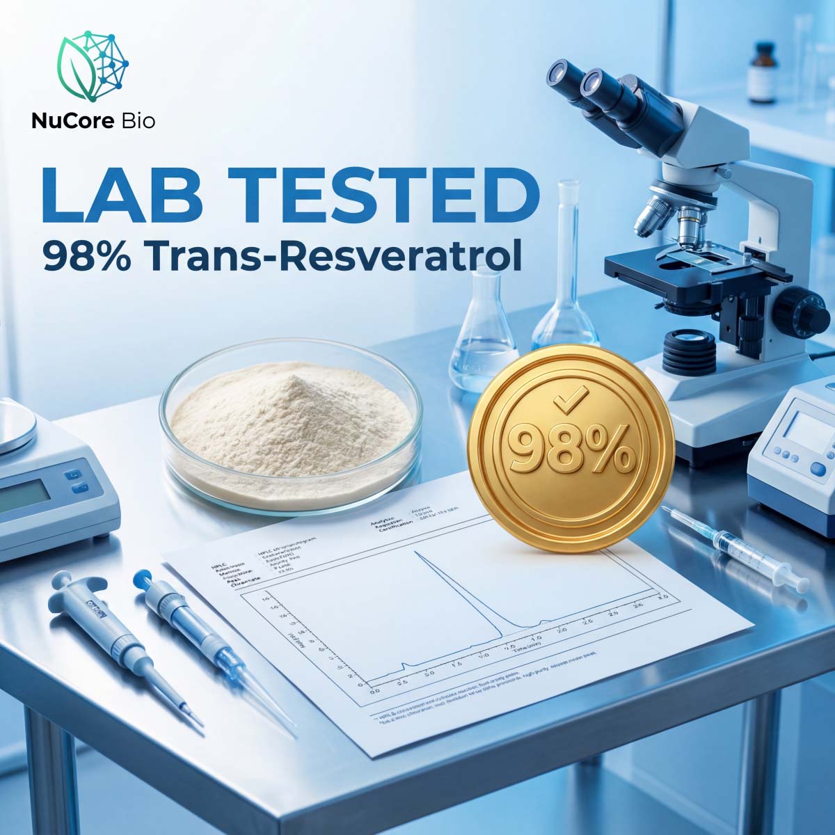 98% Trans-Resveratrol Capsules Bulk OEM/ODM | Pure Polygonum Cuspidatum Extract Supplement | Private Label Anti-Aging Longevity Formula | High Purity Micronized Resveratrol Powder | US Stock Fast Delivery | GMP Certified Manufacturing - Image 4