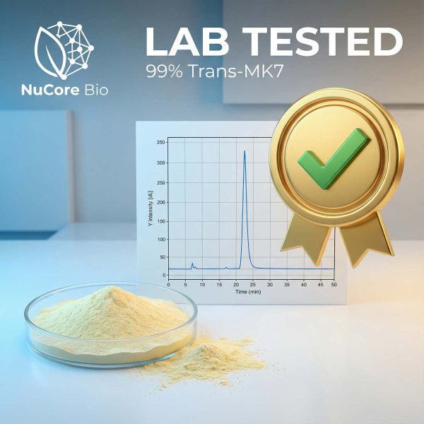 Bulk Vitamin K2 MK-7 Powder & Capsules | 99% All-Trans Natto Derived | Private Label OEM/ODM | US Stock Fast Delivery | Bone & Heart Health